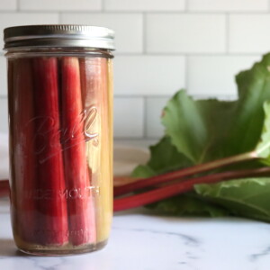 Pickled Rhubarb