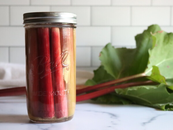 Pickled Rhubarb