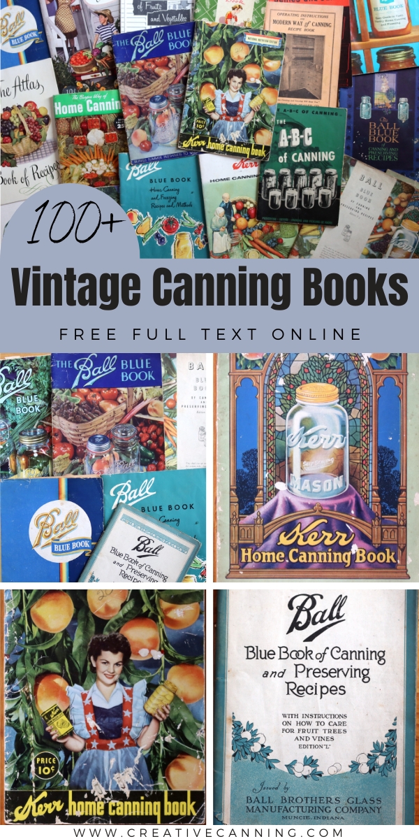 100 Vintage Canning Books