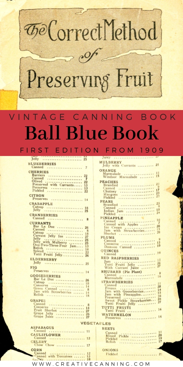 Ball Blue Book First Edition