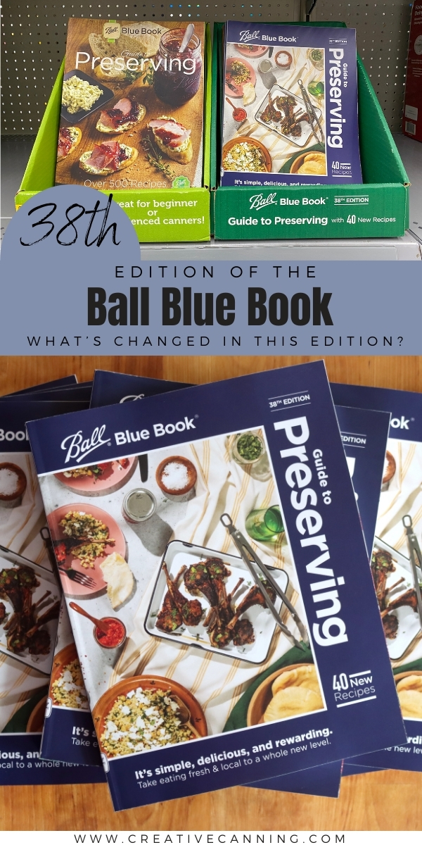 Ball Blue Book of Canning 38th Edition Changes