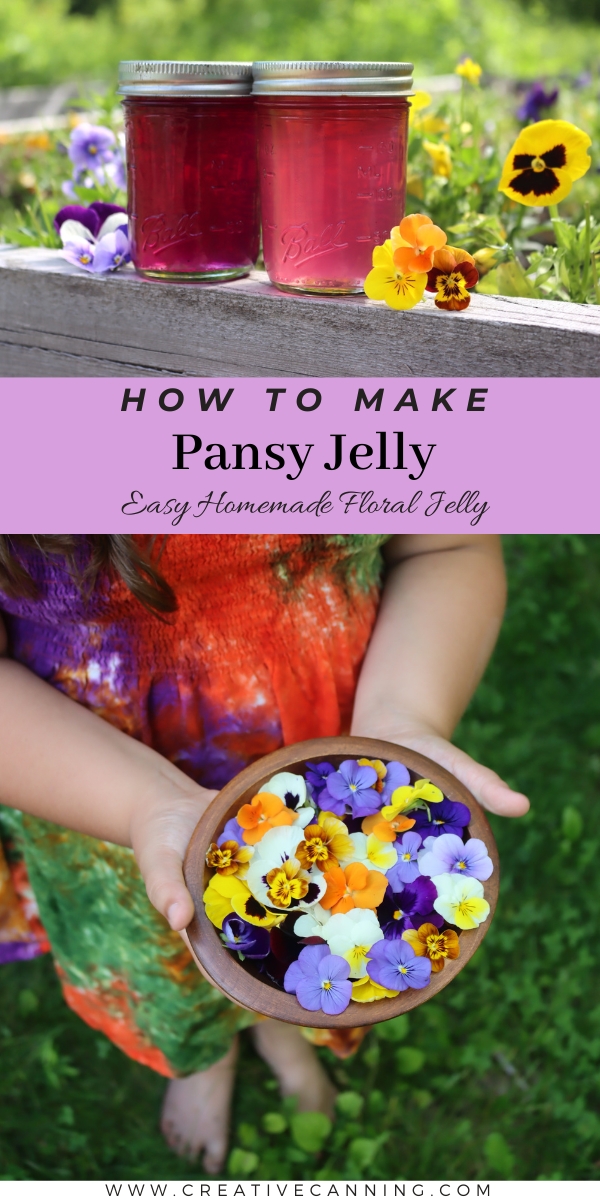 Edible Pansy Jelly Recipe