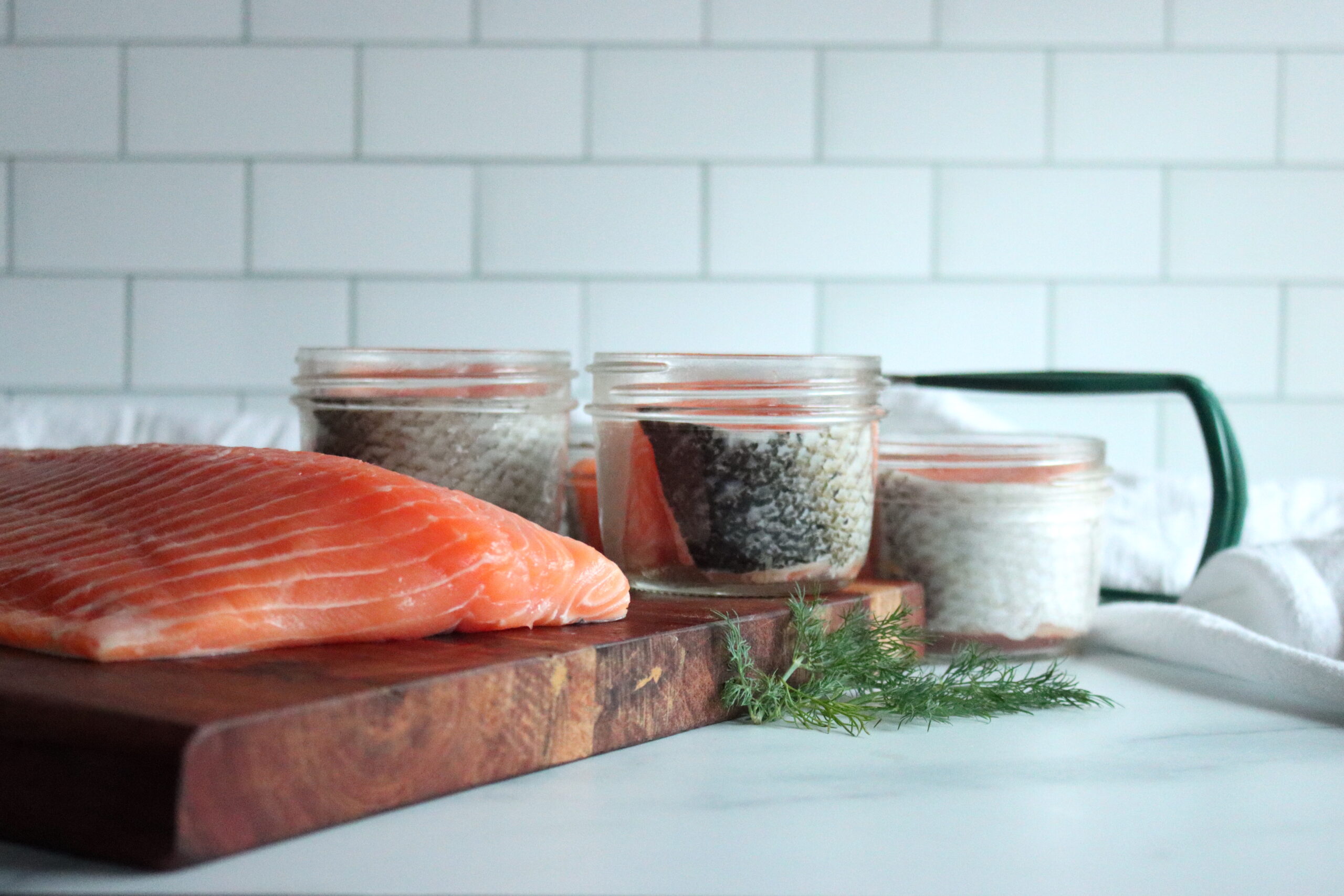 Pressure Canning Salmon in Half Pint Jars