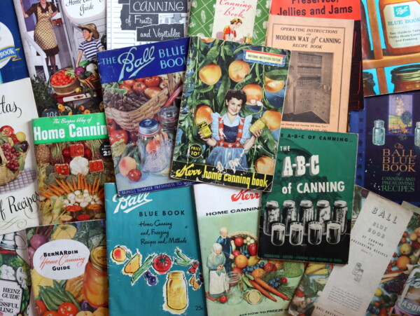 Vintage Canning Books