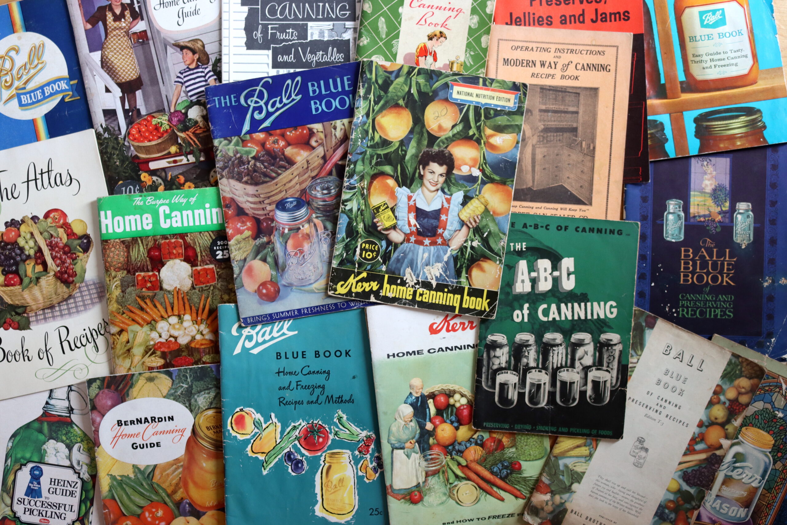 Vintage Canning Books