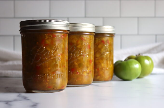 Southern Chow Chow (Traditional Green Tomato Relish)