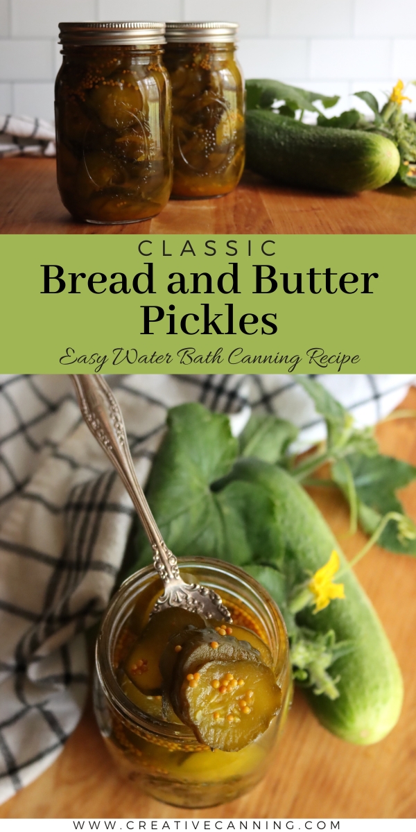 Bread and Butter Pickles Canning Recipe