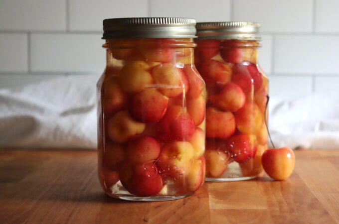 Canning Cherries