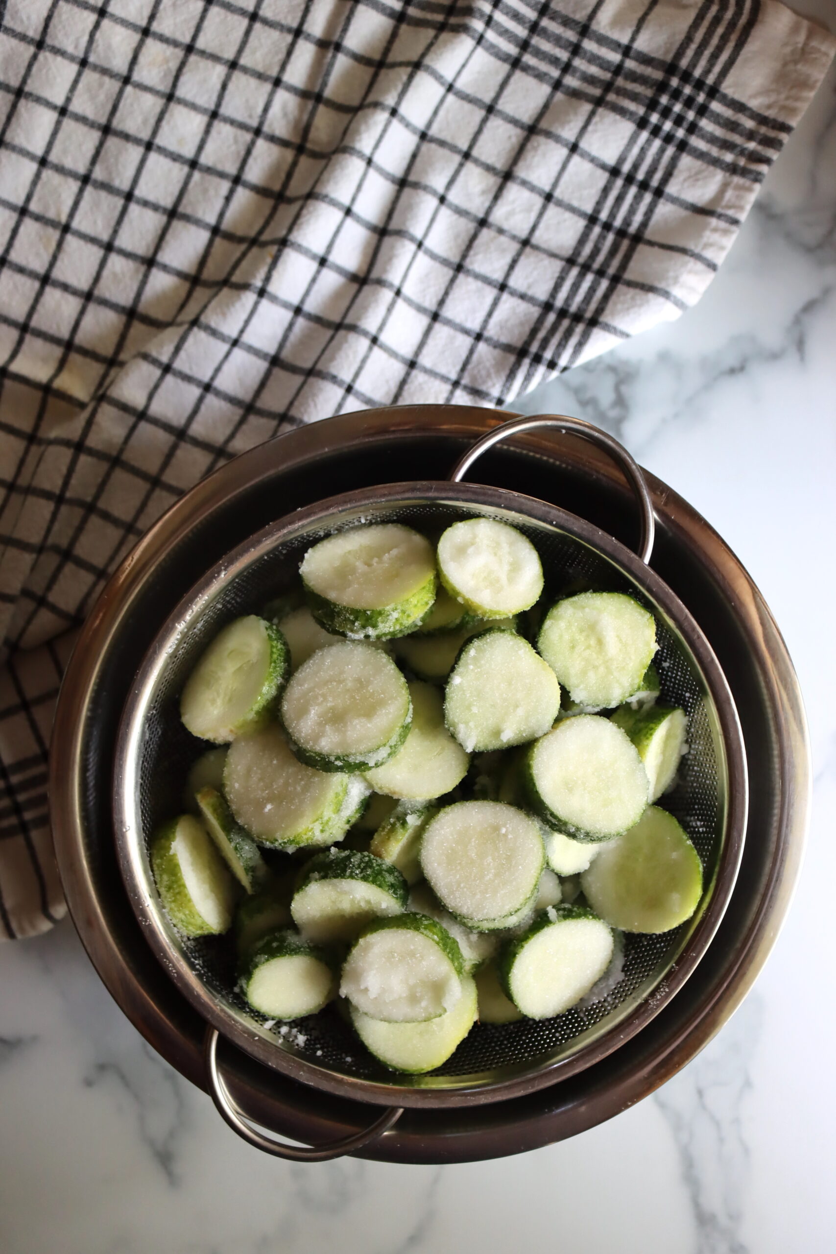 Cucumbers for Bread and Butter Pickles