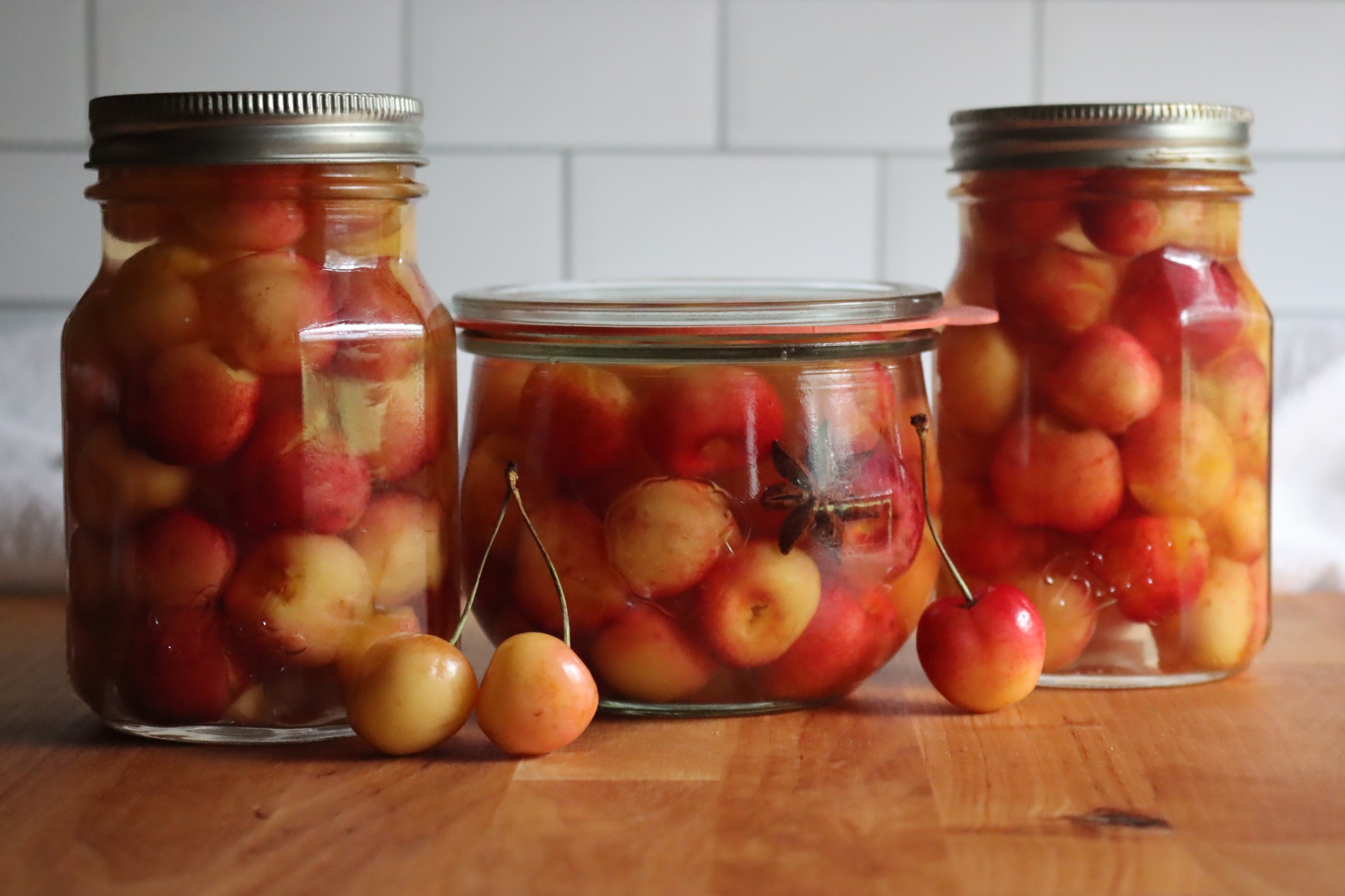 Home Canned Cherries