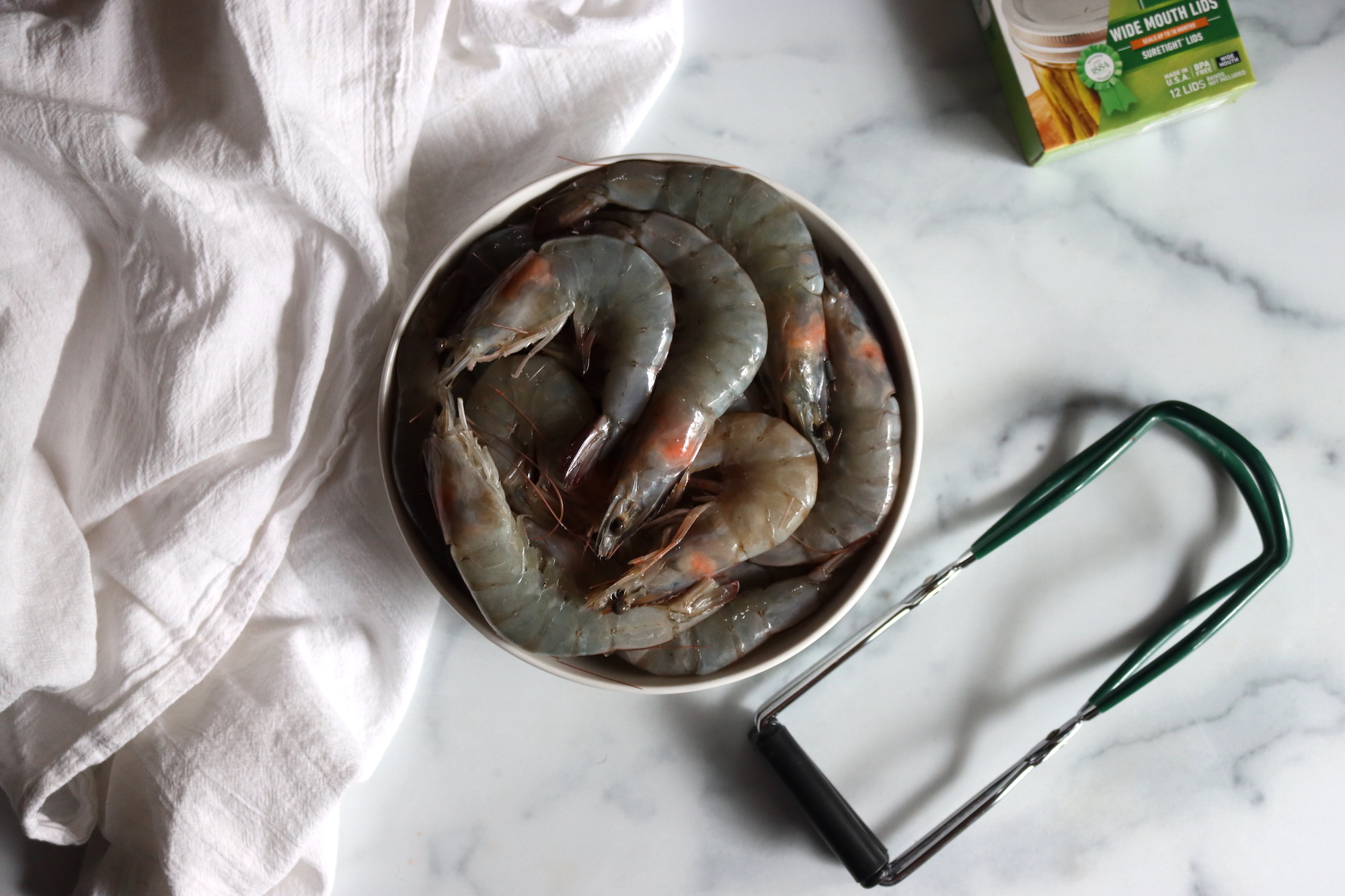 Canning Shrimp Ingredients