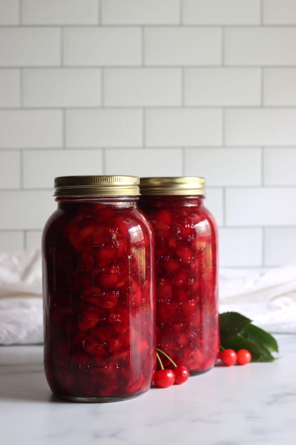 Canning Cherry Pie Filling