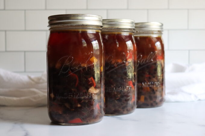 Canning Black Bean Soup (Cuban Style)