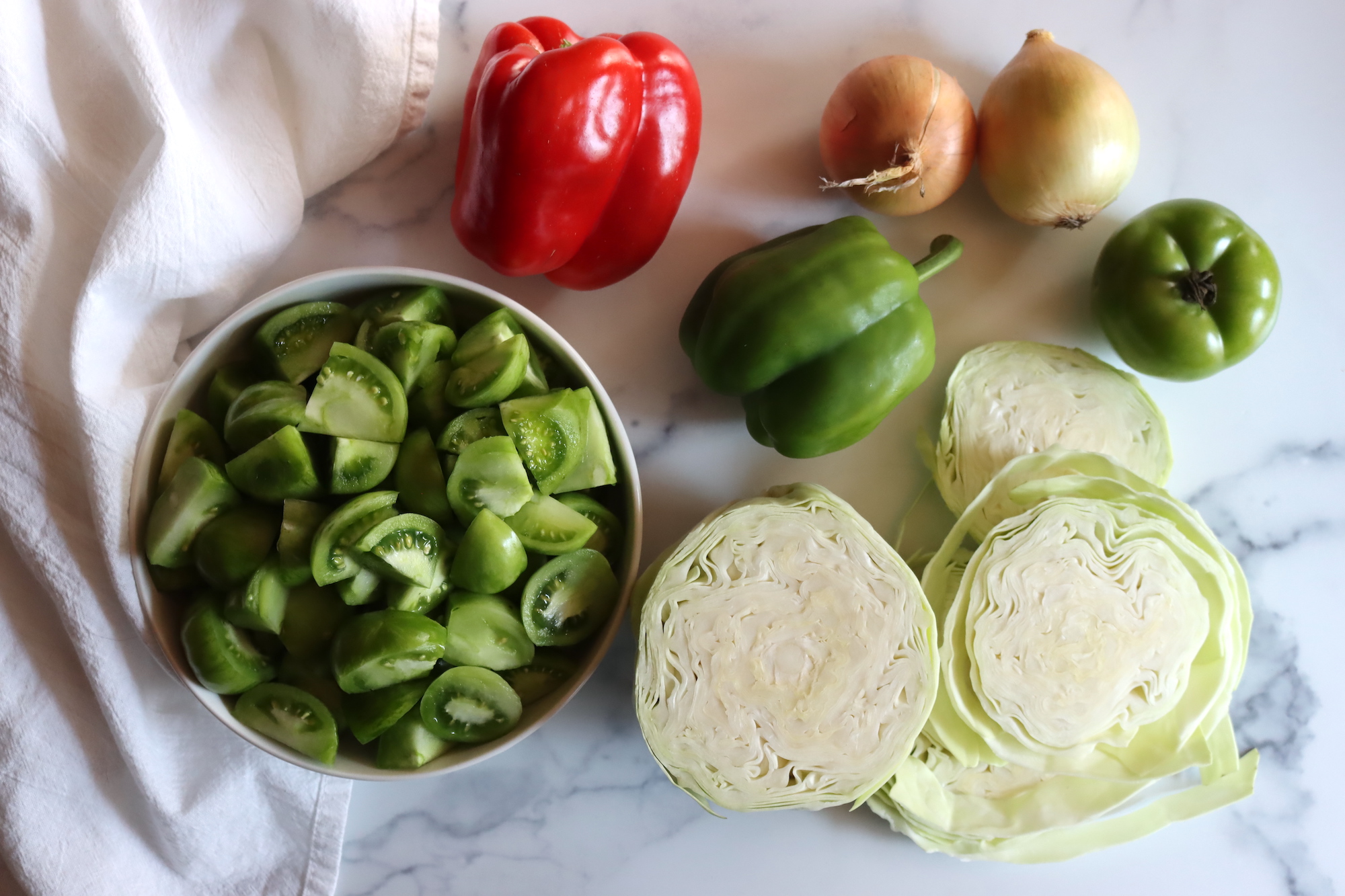 Southern Chow Chow (Traditional Green Tomato Relish) - Creative Canning