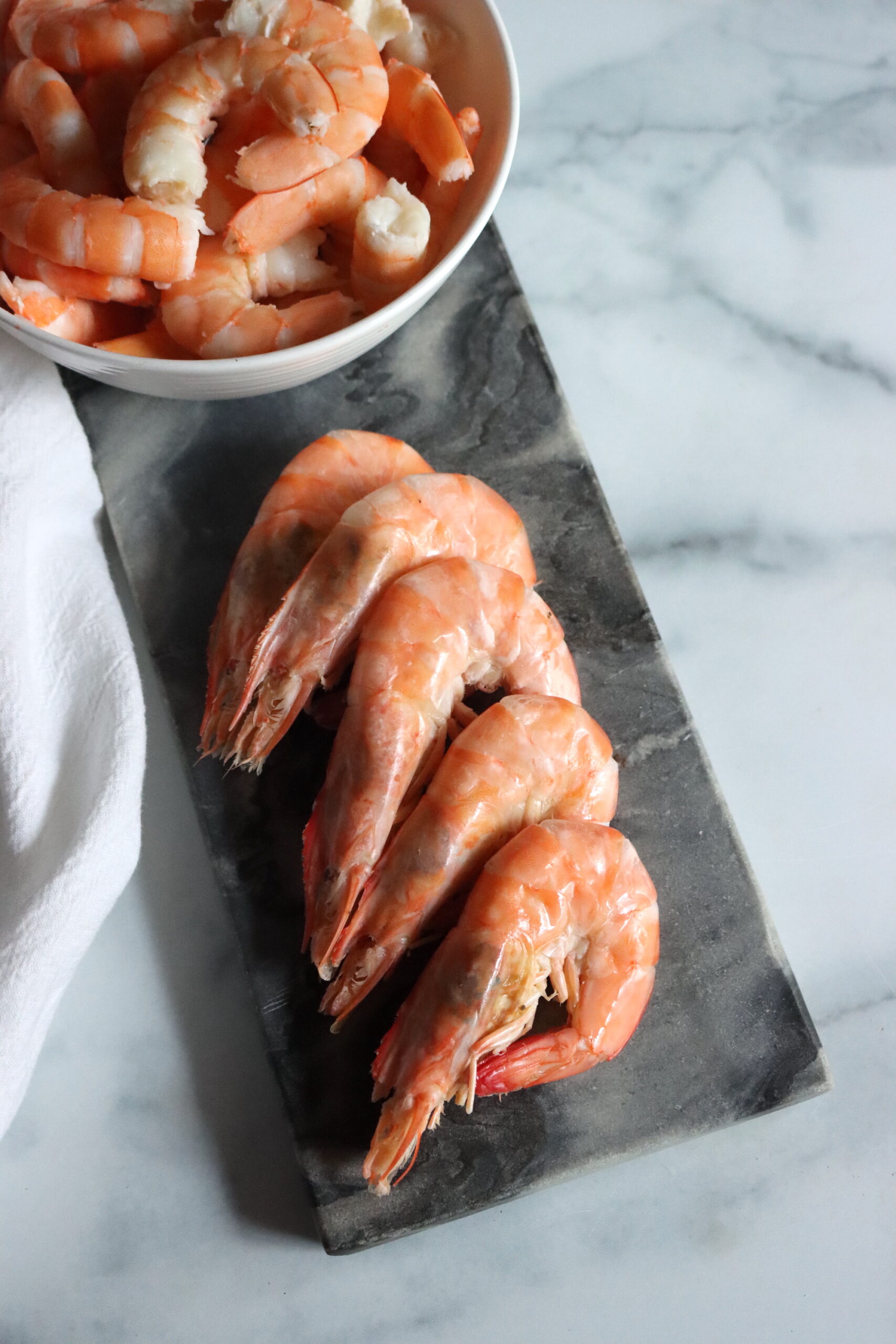 Peeling Shrimp for Canning