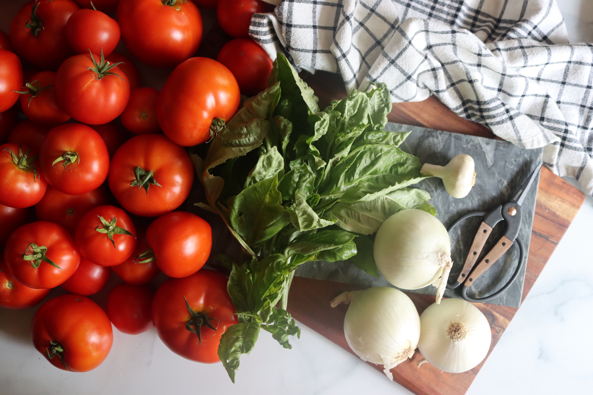 Tomato Basil Soup Ingredients