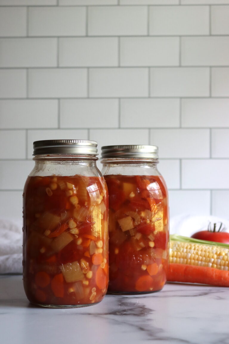 Classic Vegetable Soup - Creative Canning