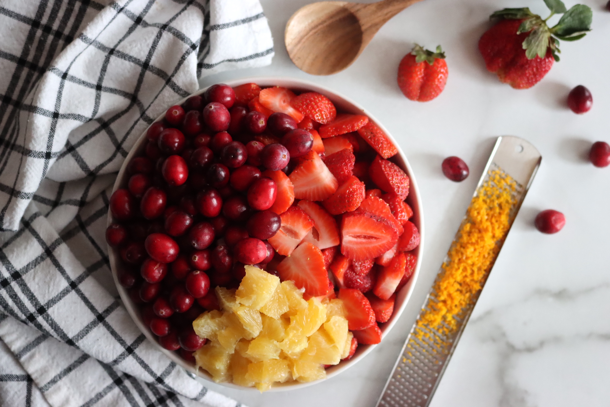 Ingredients for Christmas Jam