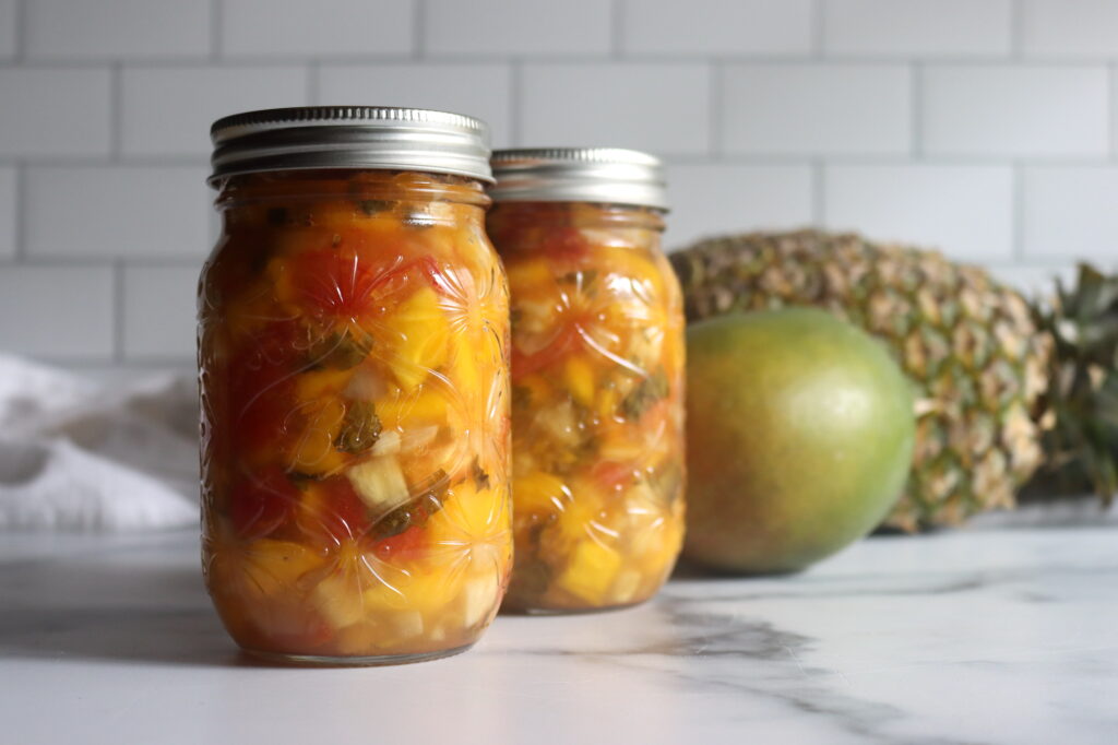 Pineapple Mango Salsa with Tomatoes