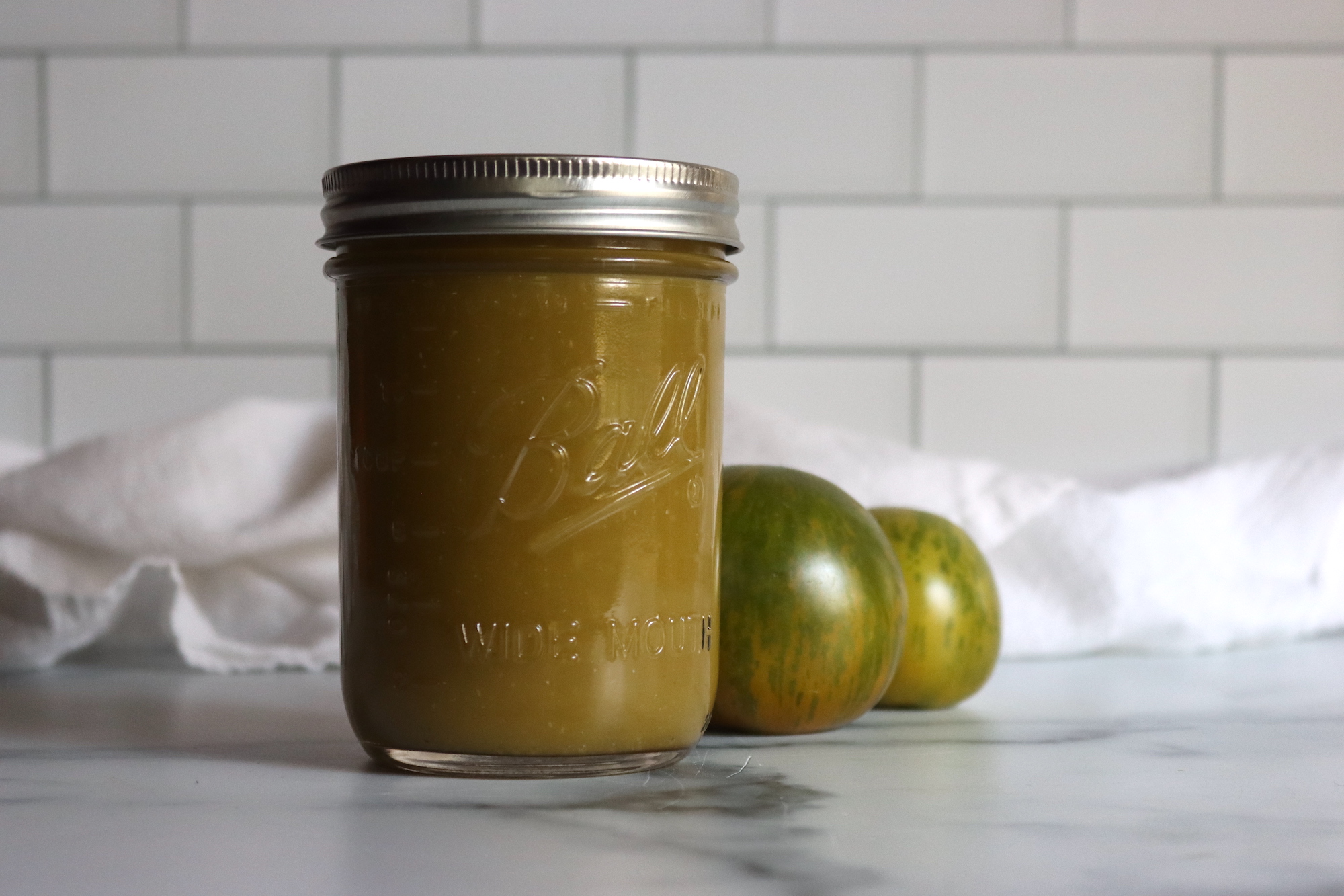 Green Zebra Tomato Soup