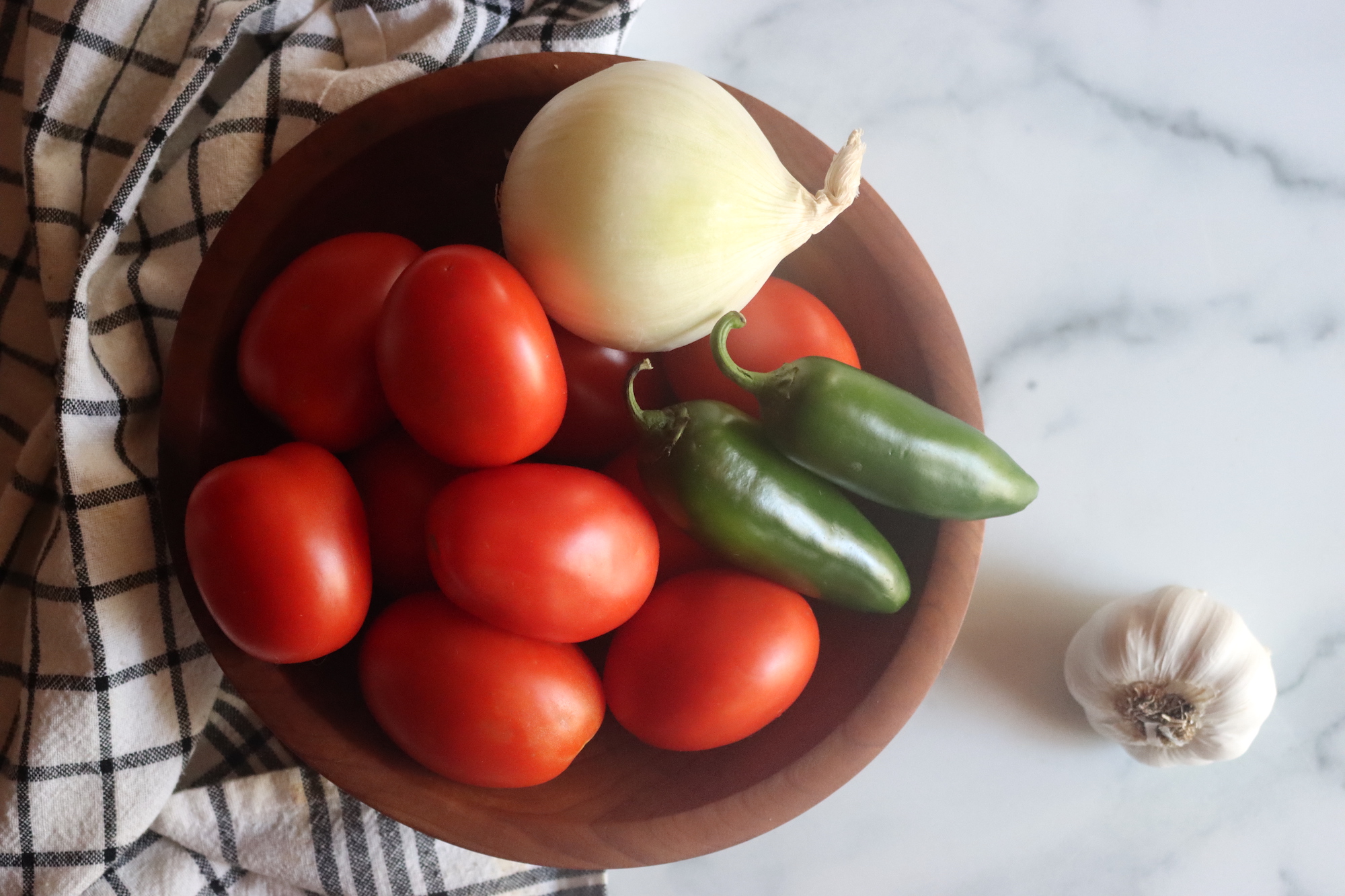 Mild Jalapeño Salsa Ingredients