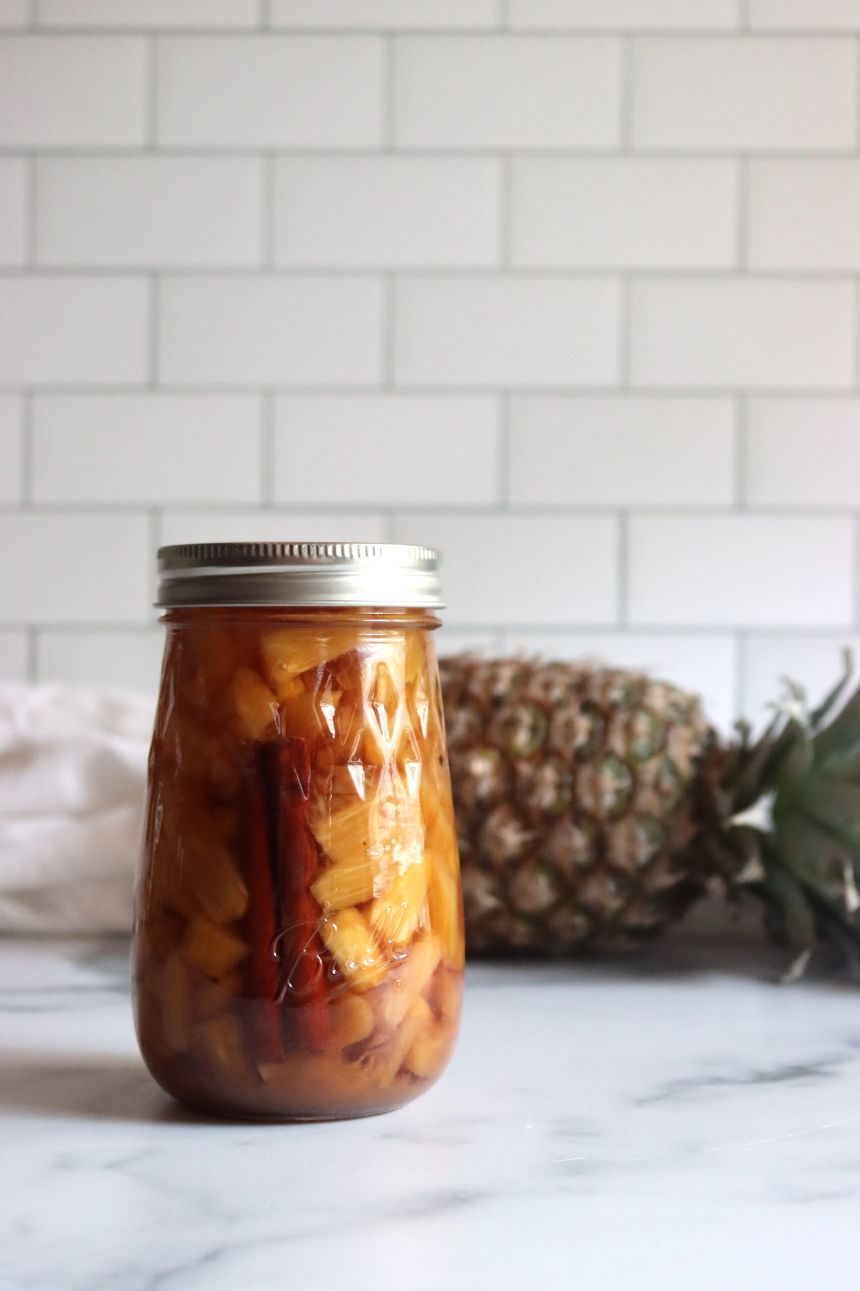 Spiced Pickled Pineapple