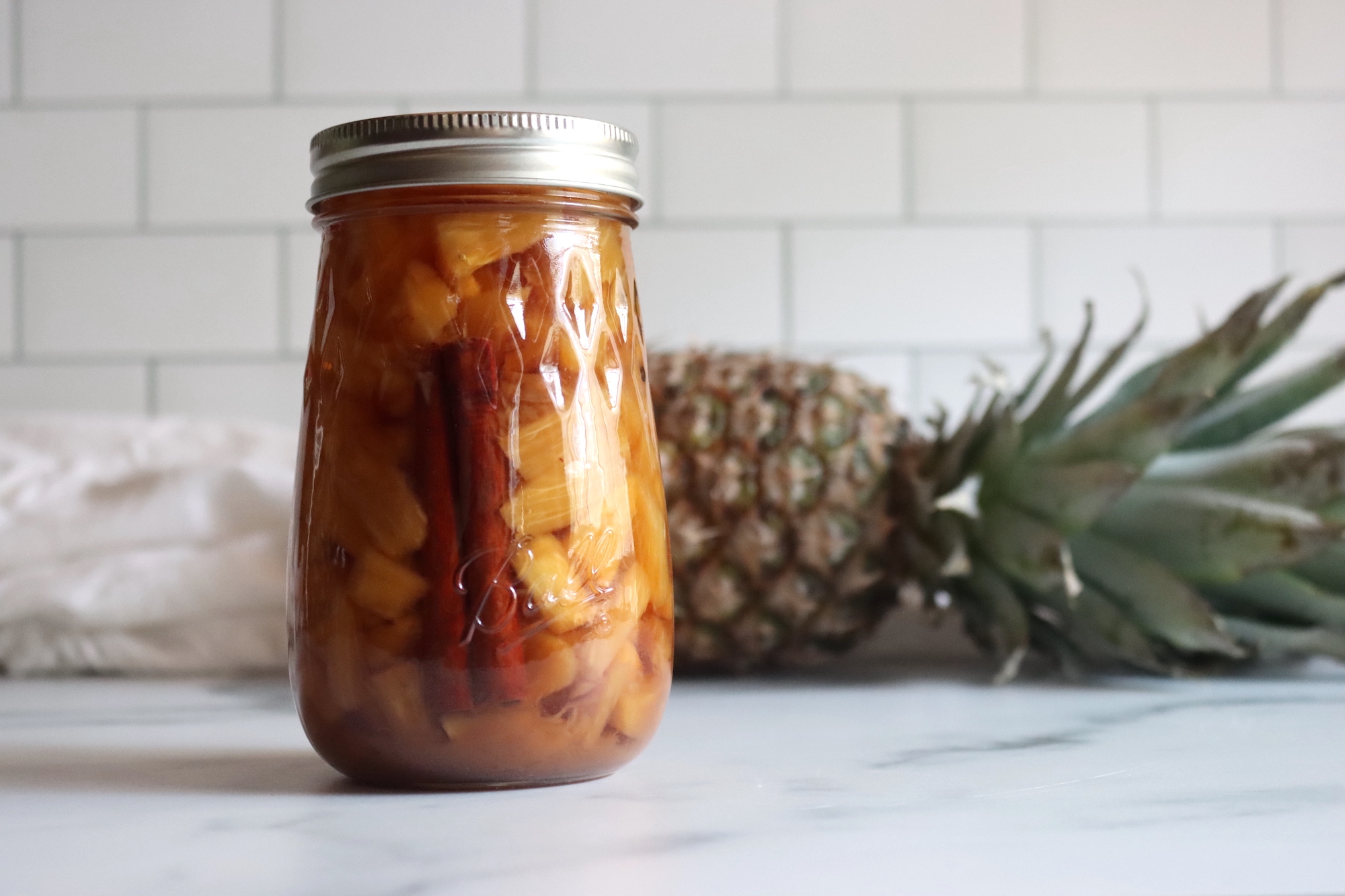 Spiced Pickled Pineapple