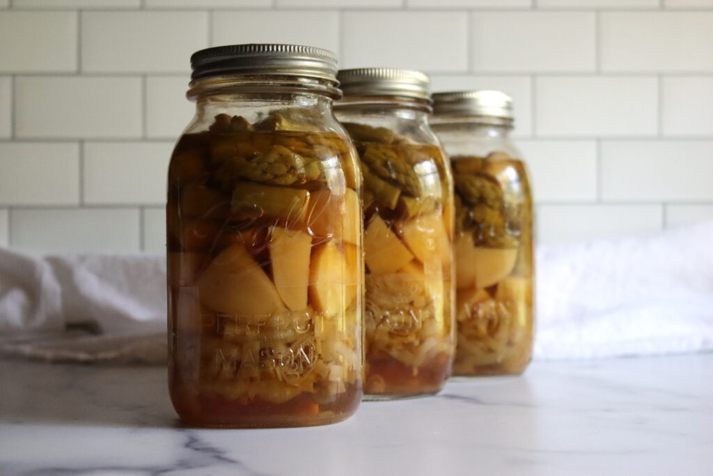 Asparagus potato leek soup
