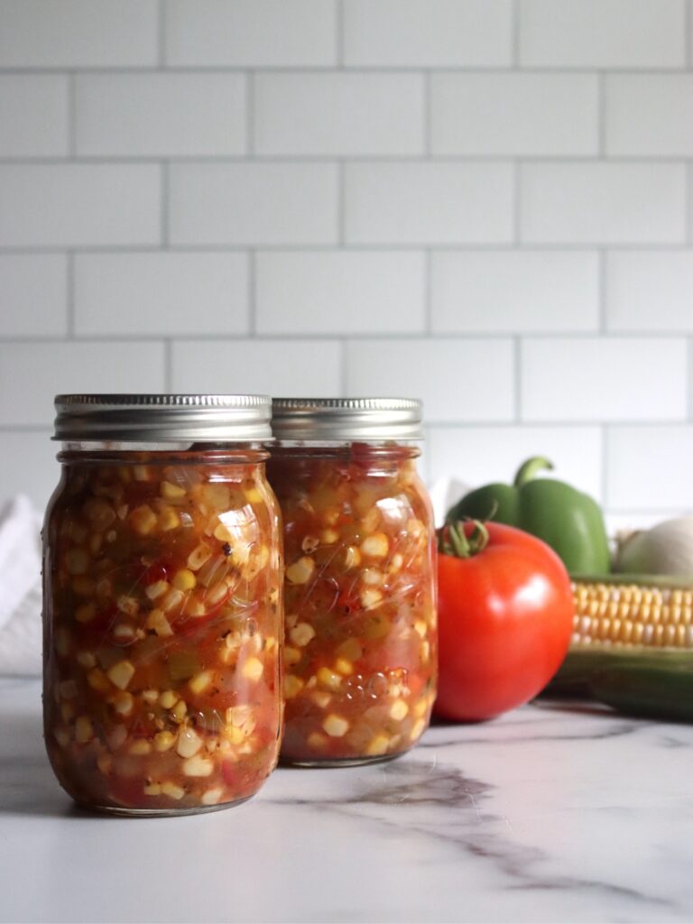 Canning Southwest Corn Salsa