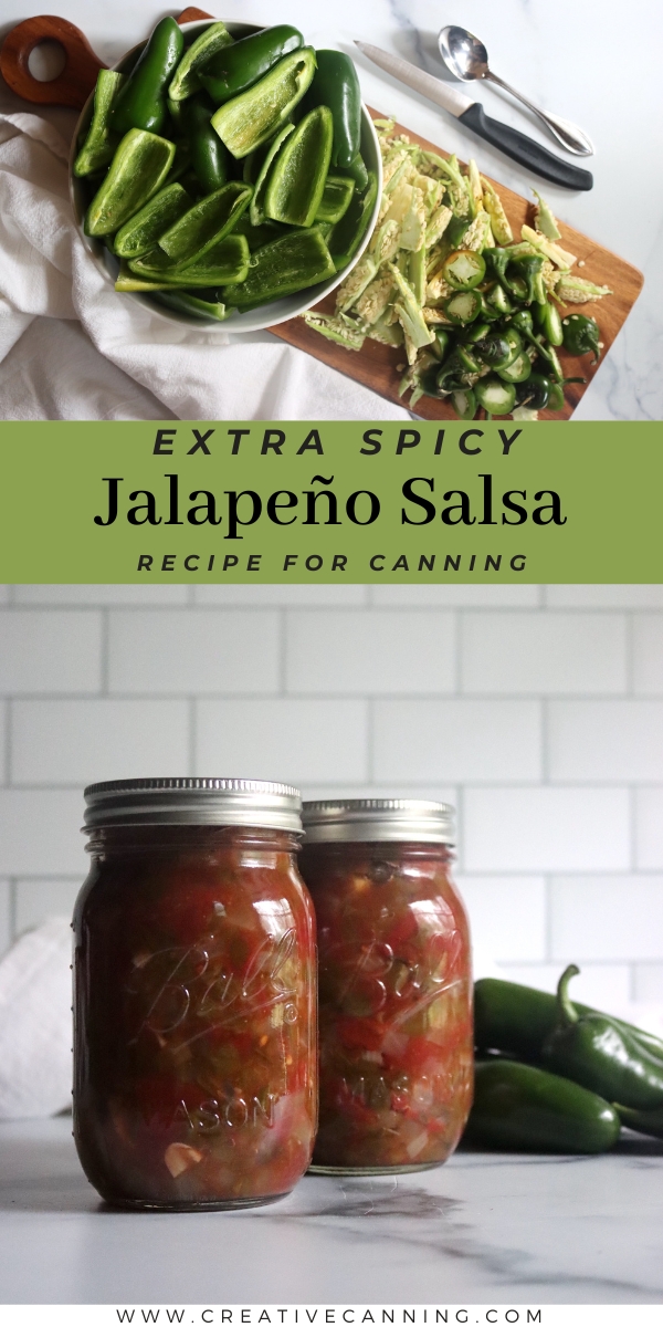 Hot Spicy Jalapeno Salsa Canning Recipe