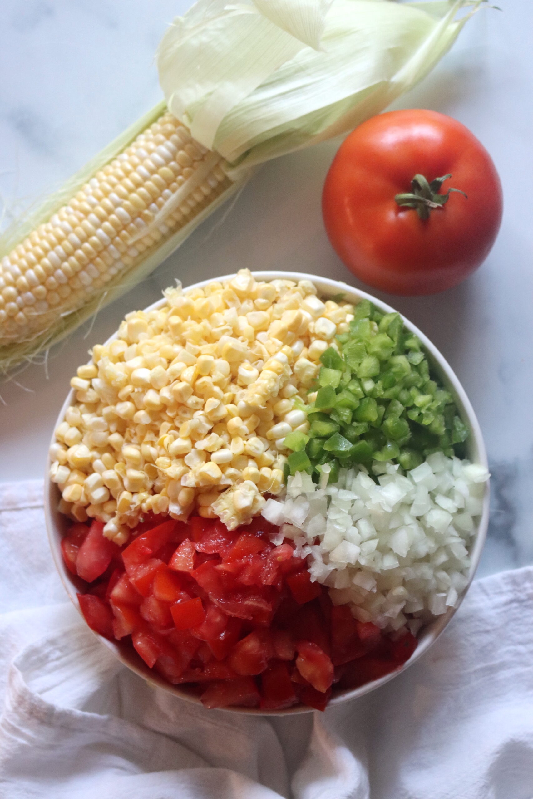 Southwest Corn Salsa Ingredients