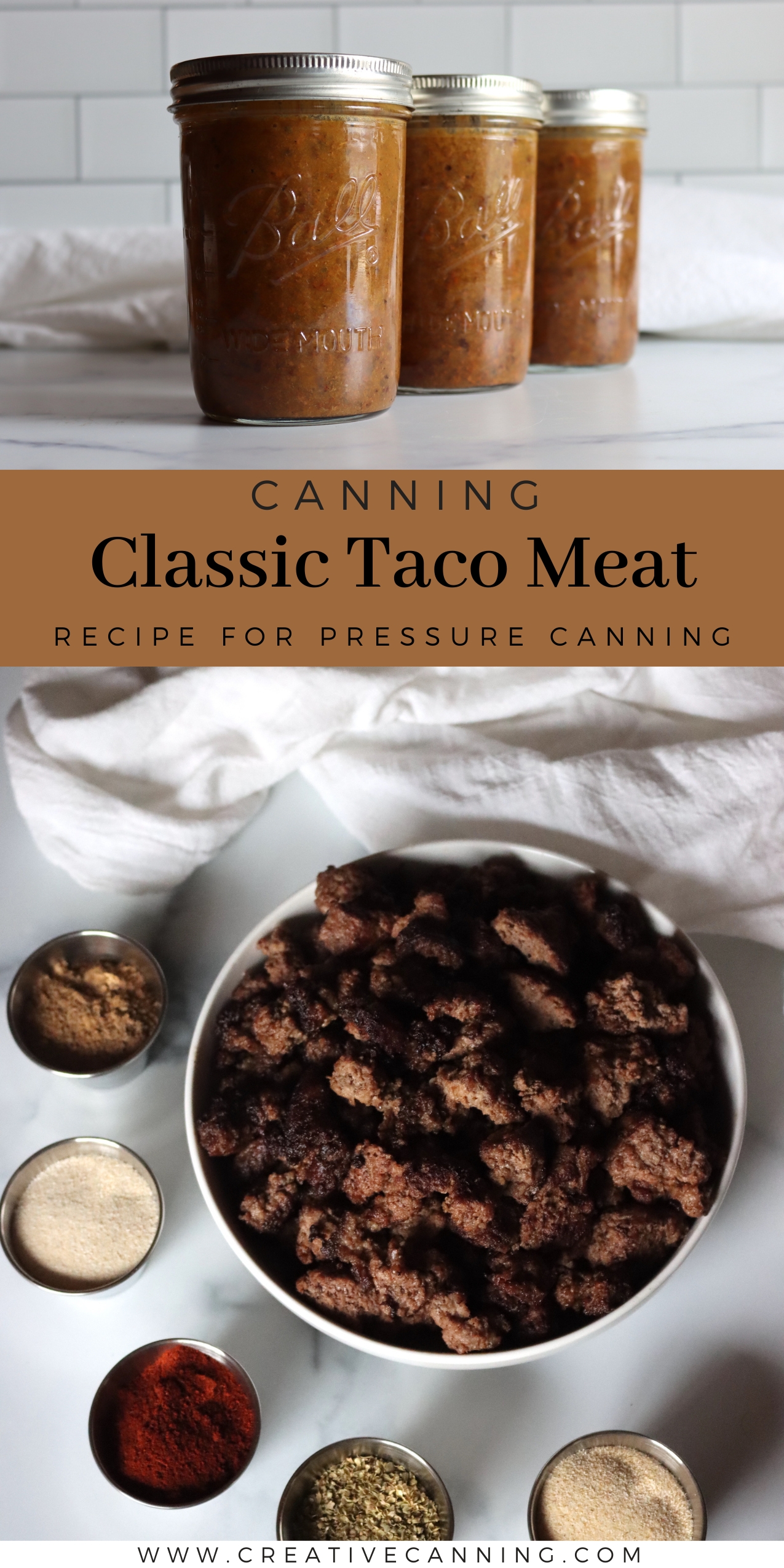 Taco Meat Canning Recipe