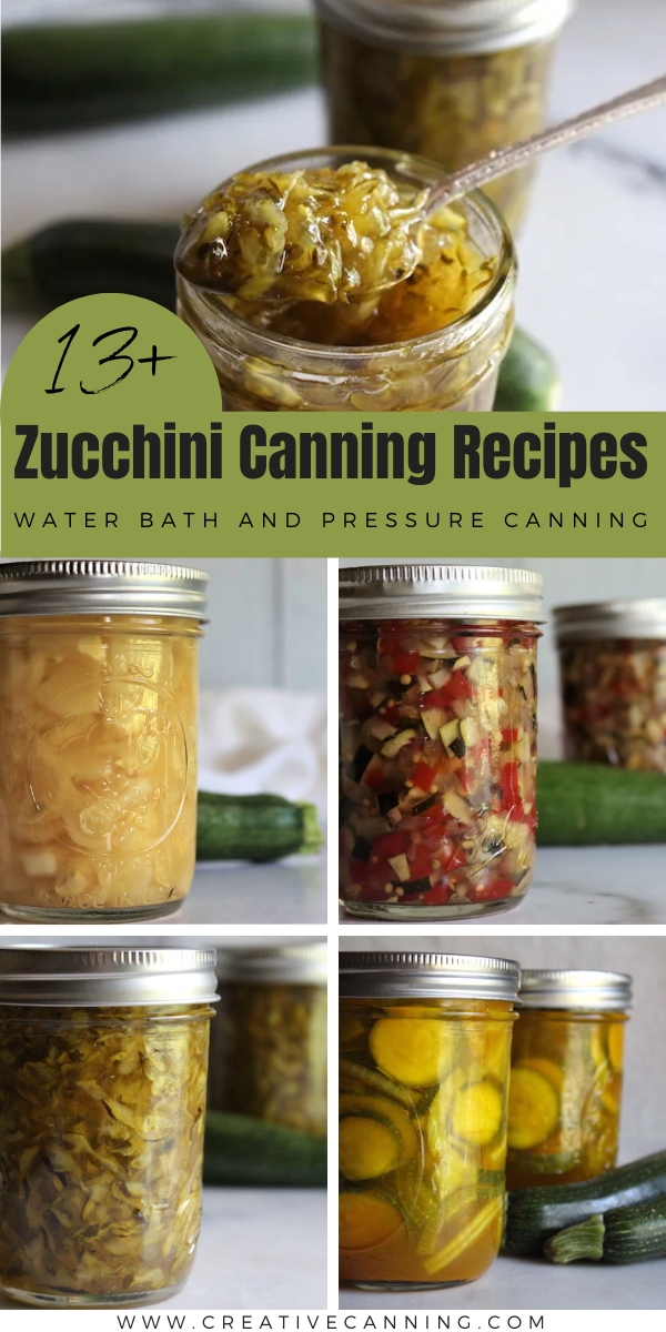 Zucchini Canning Recipes List