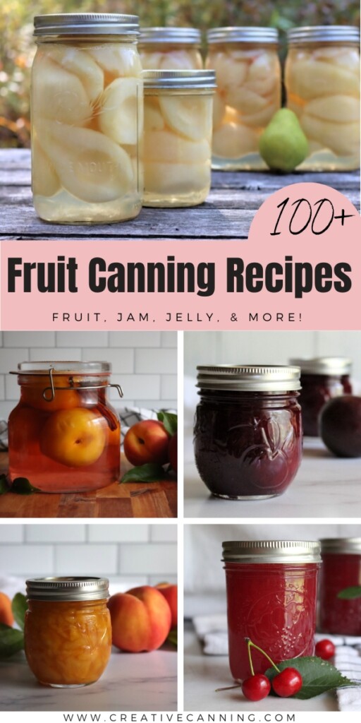 Fruit Canning Recipes List