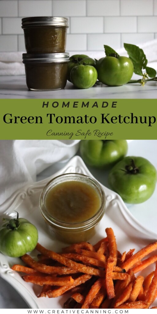 Green Tomato Ketchup Canning Recipe