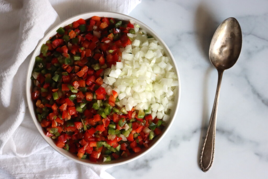 Ingredients for Pepper and Onion Relish
