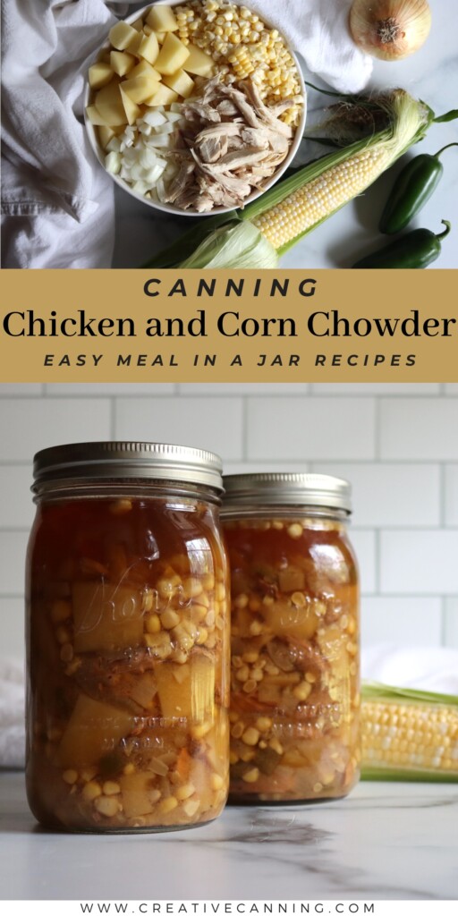 Canning Chicken and Corn Chowder