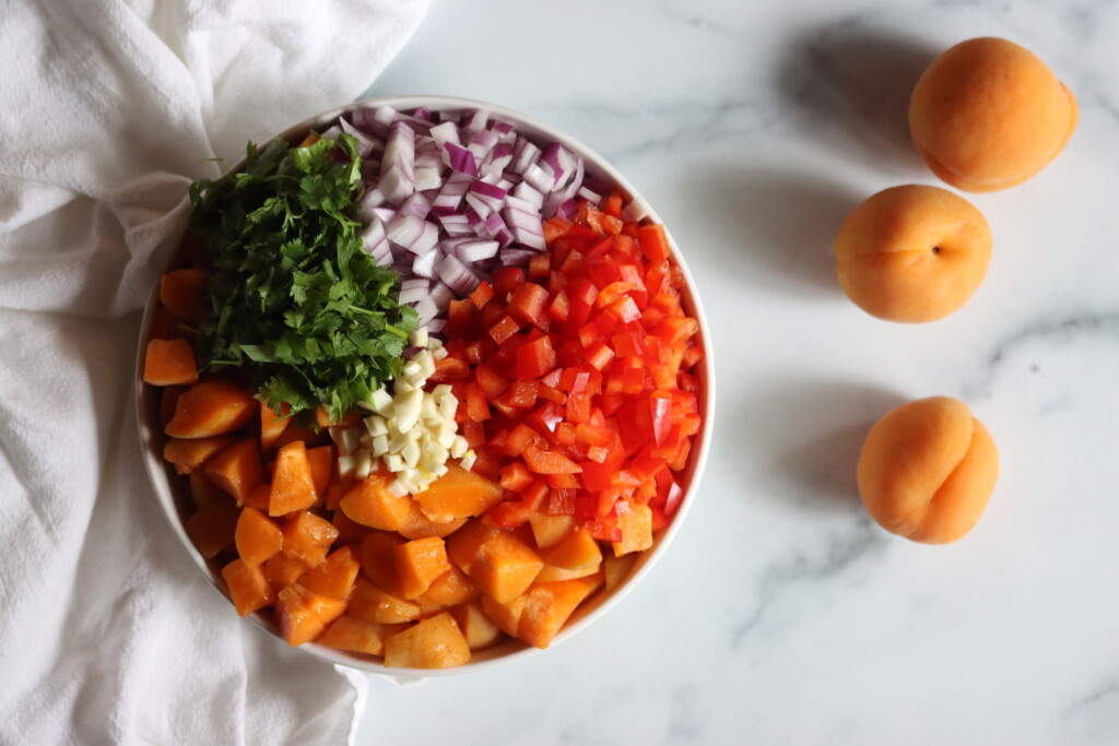 Apricot Salsa Ingredients