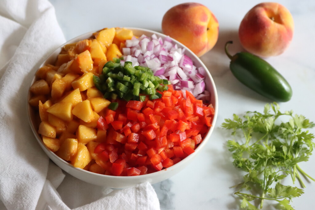 Peach Salsa Ingredients