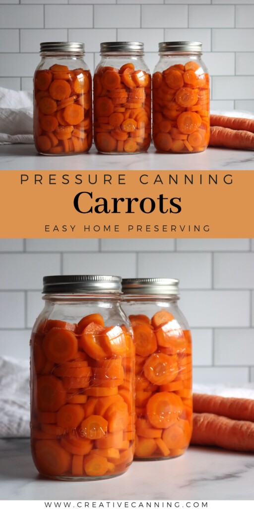 Pressure Canning Carrots