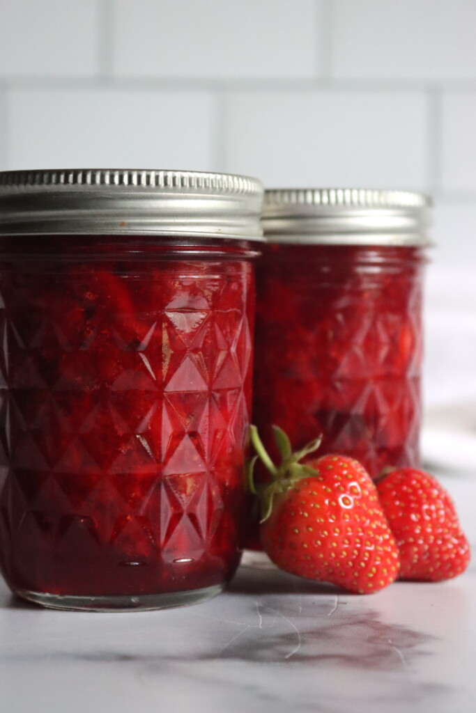 Low Sugar Strawberry Jam