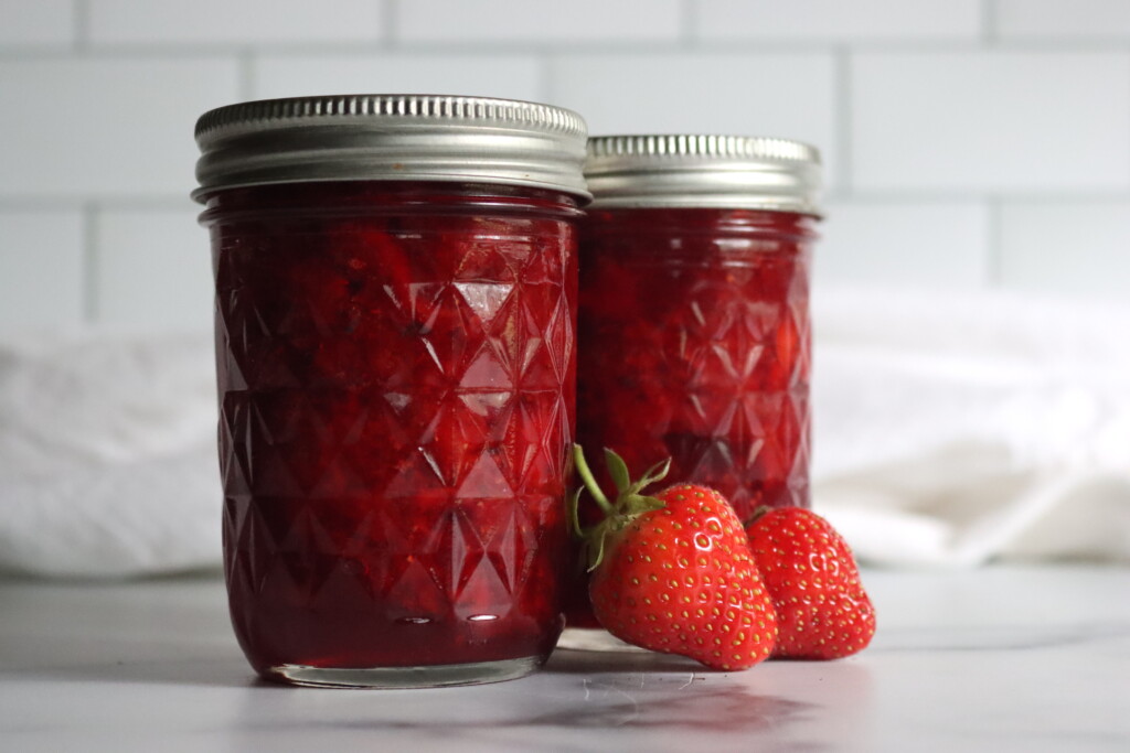 Low Sugar Strawberry Jam