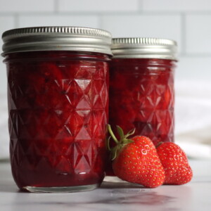Low Sugar Strawberry Jam