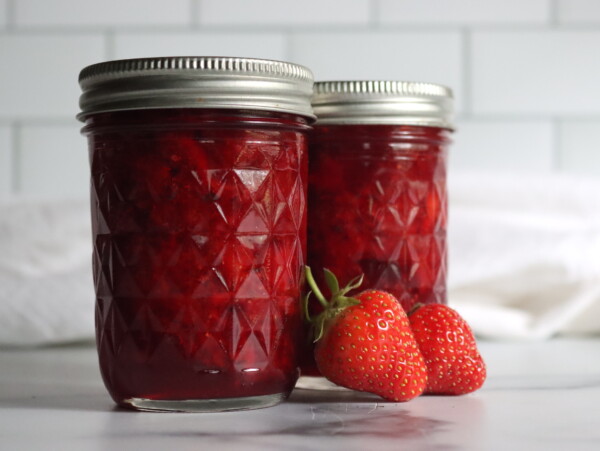 Low Sugar Strawberry Jam