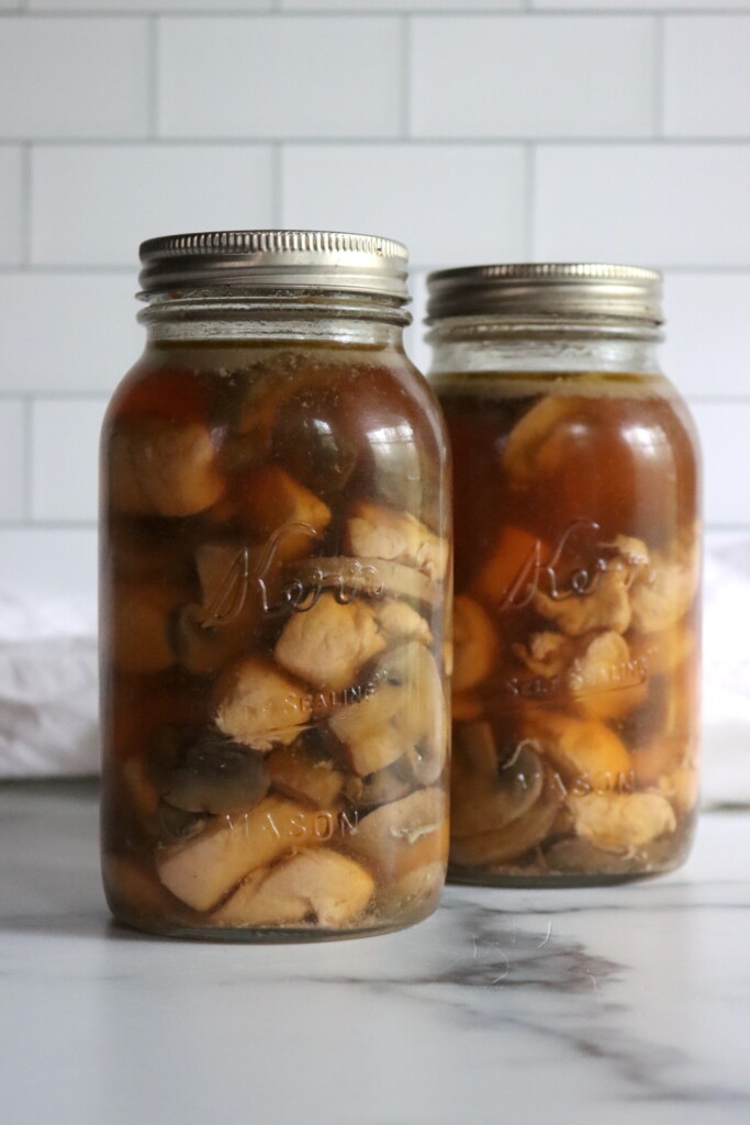 Canning Chicken and Mushrooms