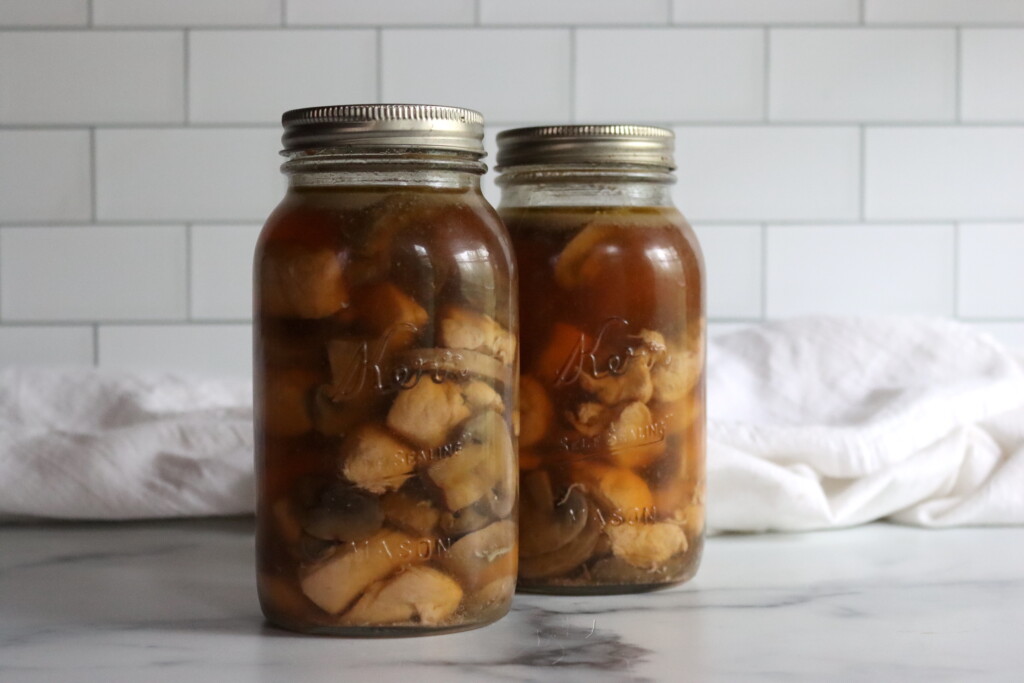 Canning Chicken and Mushrooms
