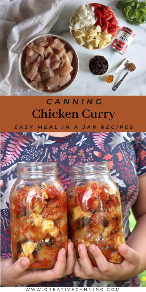 Canning Curry Chicken