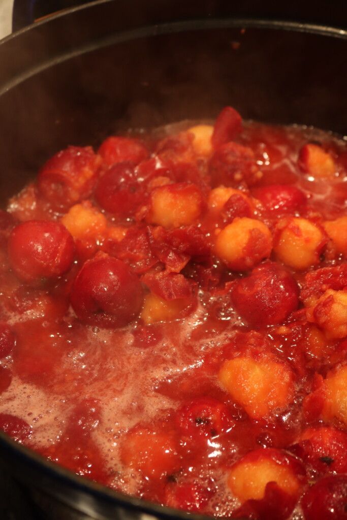 Boiling Crabapples to make jelly