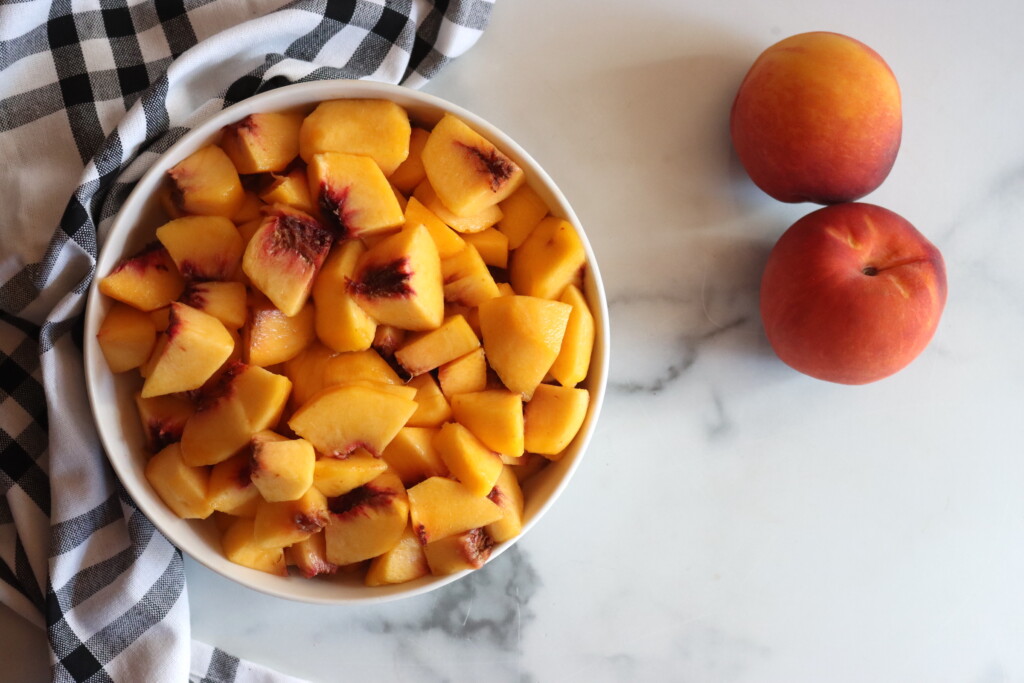 Chopped Peaches