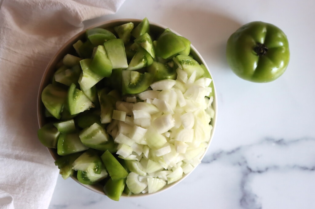 Green Tomato Chow Chow Ingredients